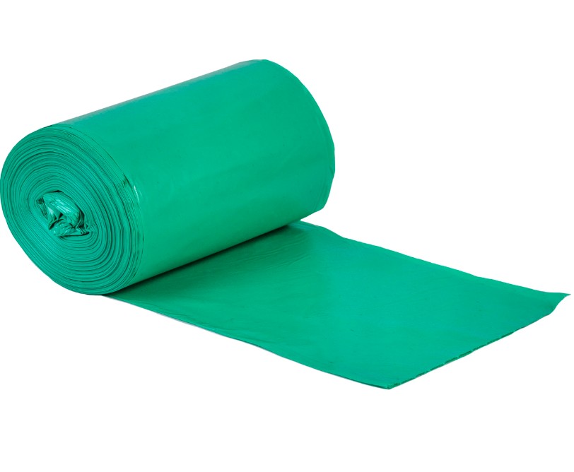 Worki na śmieci LDPE 35L (25) zielone